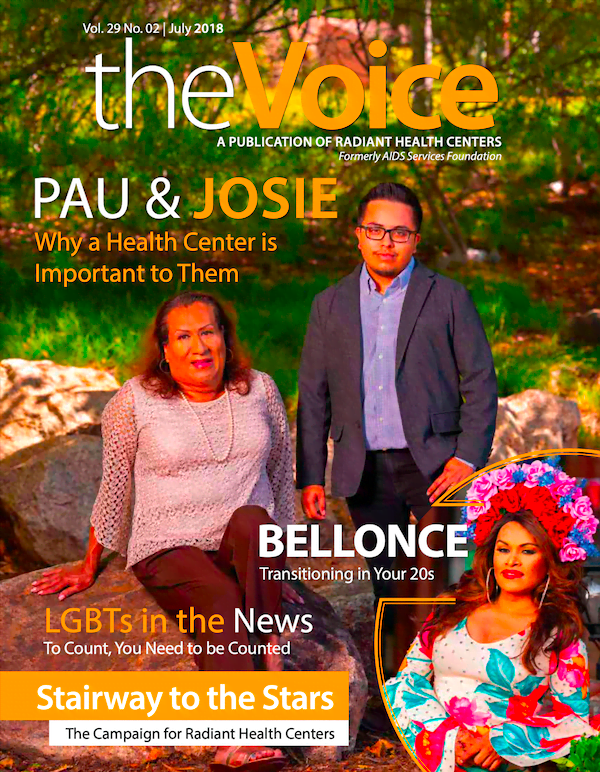 Members of LGBTQ+ community discussing the importance of Radiant Health Centers