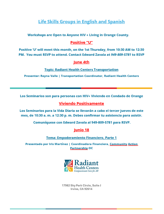 June 2026 Life Skills Calendar.